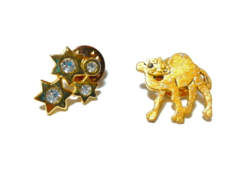 Camel and flower pin (957)