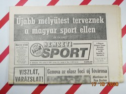 Régi retro újság napilap - Nemzeti Sport - 1991.06.25. -  Születésnapra ajándékba
