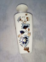 Zsolnay, cornflower pattern square snowdrop vase