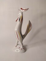 Ravenclaw art deco porcelain rooster figure