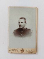 Antique soldier photo a. Old photo of Huber k.U.K.Hof