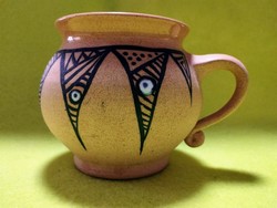 Hand painted ceramic mug