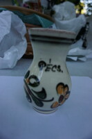 Pécs memorial ceramic wall jug with handle for sale.