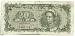 20 lei 1950 Románia Ritka