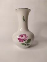 Augarten Wien Austria bécsi rózsás kisméretű porcelán váza