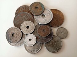Régebbi skandináv érmék ( norvég, dán, svéd, 14 db )