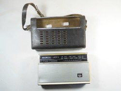Retro old radio sokol 403 ussr soviet-russian production 1980s