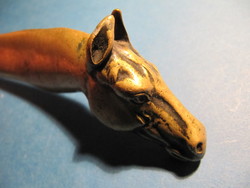 Special art nouveau antique horse horse head equestrian decoration copper bronze leaf opener leaf opener paper cutter knife