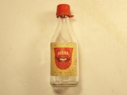 Retro Dianás üveg palack - diana sósborszesz - BUSZESZ Budapesti Szeszipari Vállalat Szeged