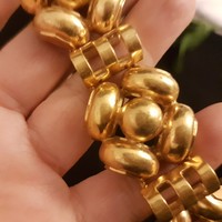 Israeli gold-plated bracelet 2 cm