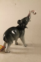Jelzett porcelán szerencse elefánt 553