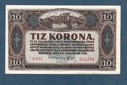 10 Korona 1920 sorszám között Pont