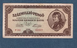 Százmillió Pengő 1946 100000000