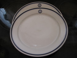 Retro lowland porcelain Mecsekvidék catering company plate