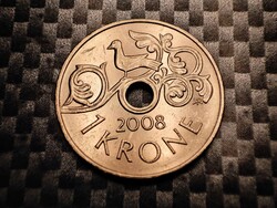 Norvégia 1 korona, 2008