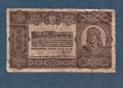 100 Korona 1923 without printing place