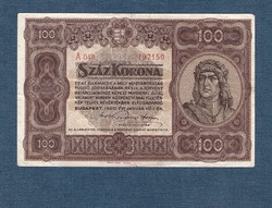 100 Korona 1920 Ropogós