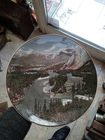 Angol porcelán disztányér, Nemzeti Park sorozat, 27 cm-es. 3291