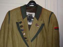 Tiroli zöld vászon vadász kabátka, zakó ( M/L-es )