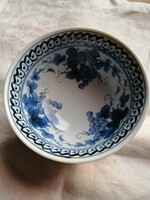 Japán,kézzel festett porcelán tál
