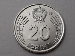 Magyarország 20 Forint 1989 érme - Magyar 20 Ft, fém húszas 1989 pénzérme