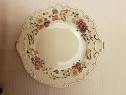 Butterfly cake plate, Zsolnay porcelain