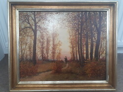 Tibor Bottlik (1884-1978): autumn forest (1974)