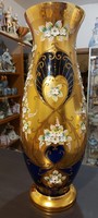 Bohemia glass Czech large vase