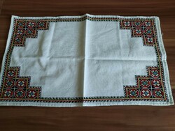 Rákóczi pattern, cross stitch spreader, (about 40 years old) size: 56 cm x 31 cm