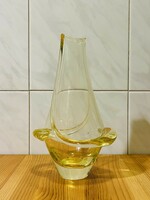 Czech glass vase by Frantisek Zemek