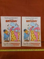 2 birthday greeting cards, nice big size