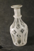 Antik ritka hántolt üveg váza 564