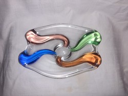 Murano thick glass centerpiece, offering