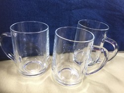 3 beer mugs, with measure mark (79,/1)