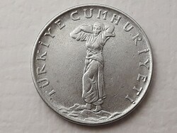 Törökország 25 Kurus 1962 érme - Török 25 Kurus 1962 külföldi pénzérme