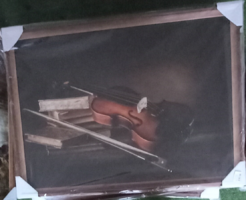 For music lovers (still life 4) (75*55 in wooden picture frame)