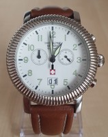 Swiss Alpine Military by Grovana Classic Pilot Chronograph Big Date