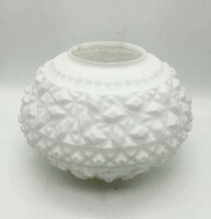 Artdeco style milk glass lampshade