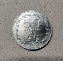Ezüst 50 forint 1970
