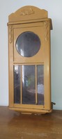 Old wall cabinet, clock case