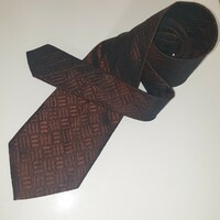 HUGO BOSS selyem nyakkendő, barna