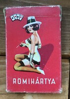 Old pin up rummy card