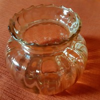 Amber glass lampshade