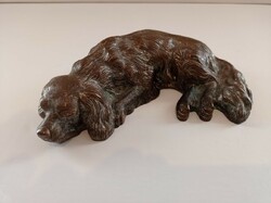 Bronz kutya szobor 2060 Gramm
