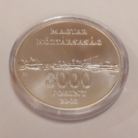 12T. From HUF 1 silver 925‰ 31.46g 3000 HUF Hortobágy National Park commemorative coin 2003 in capsule bu veret