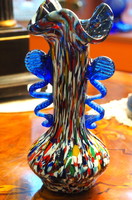Colorful Murano glass vase