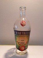 Old label chartreuse herbal liqueur bottle Angelföldi rum and liqueur factory bottle / altvater /