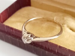 Pénzverdés,brilles régi arany gyűrű (14k)