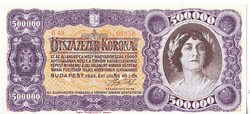 Magyarország 500000 korona REPLIKA 1923 UNC