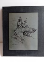 German shepherd dog wall decoration picture